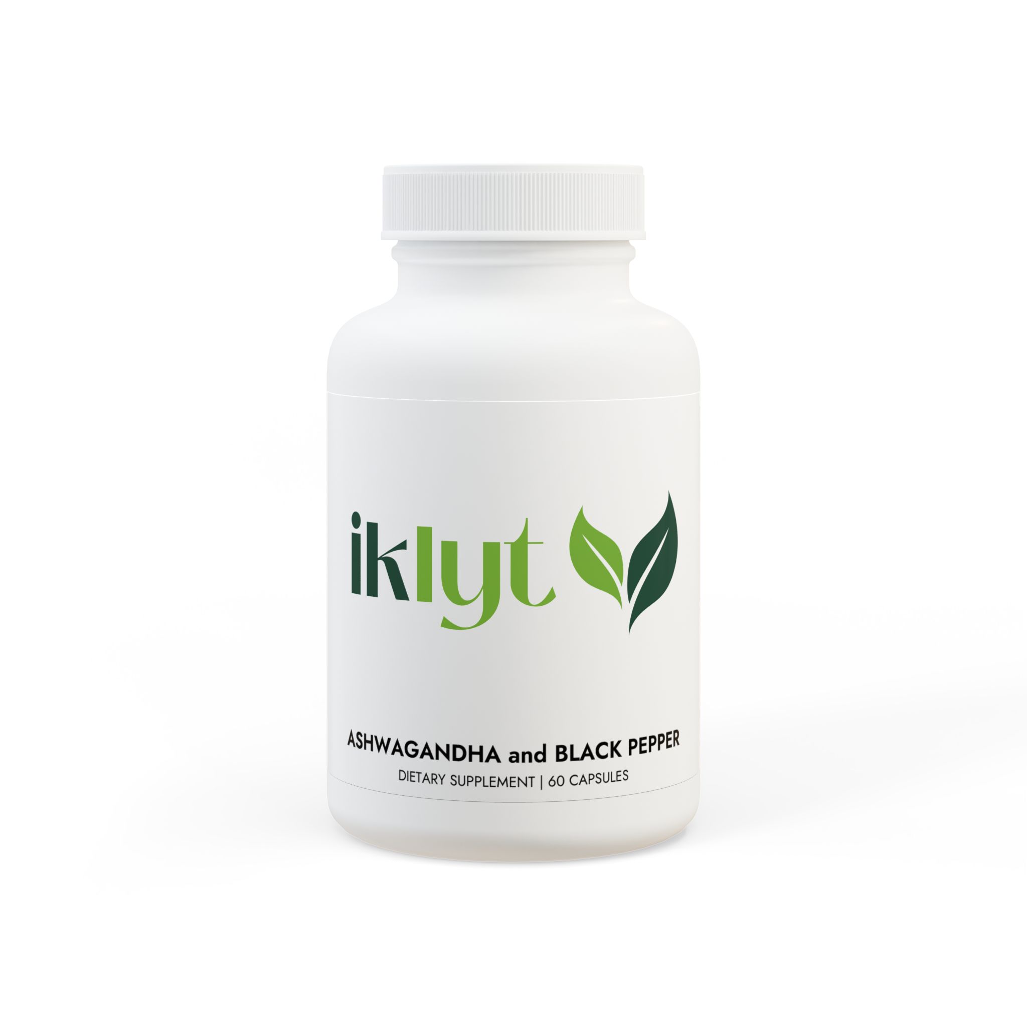 Ashwagandha and Black Pepper Supplement (60 capsules)