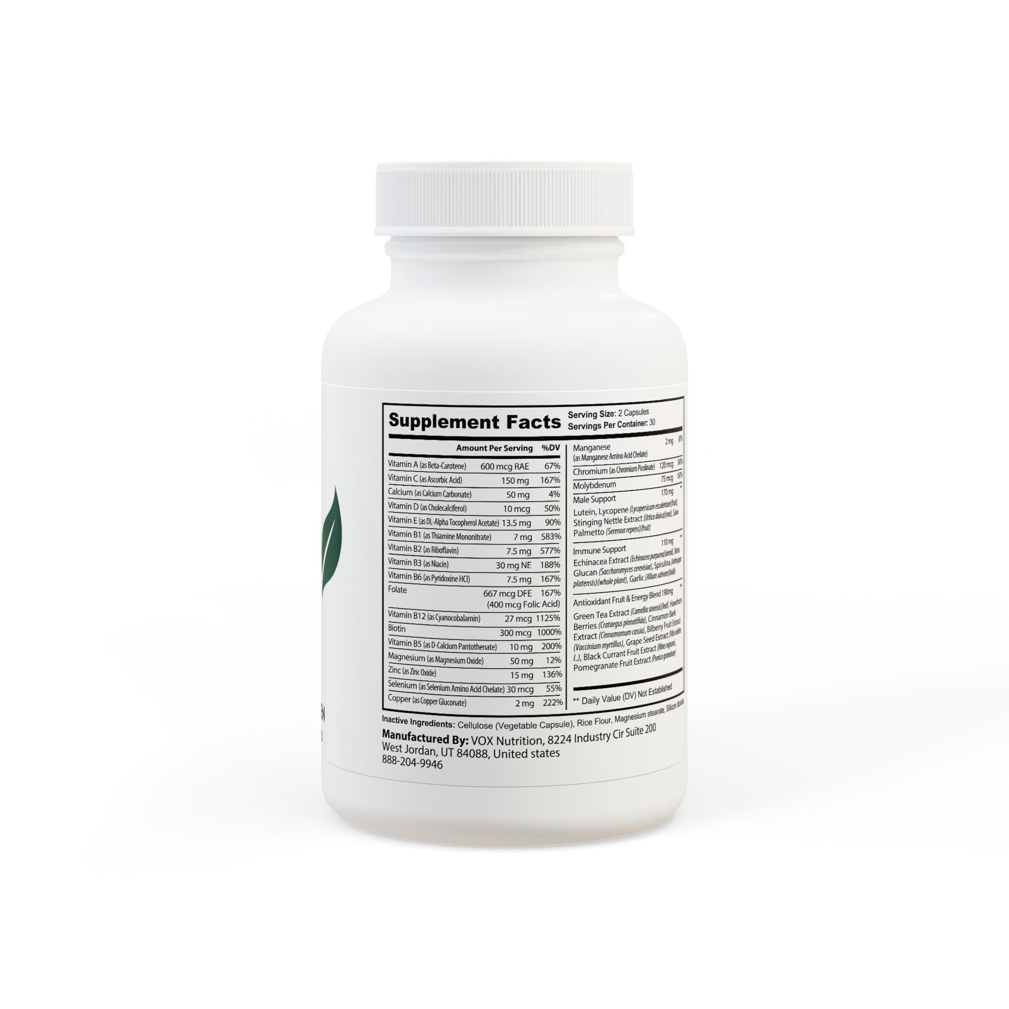 Multivitamin for Men Supplement (60 Capsules) - Image 3