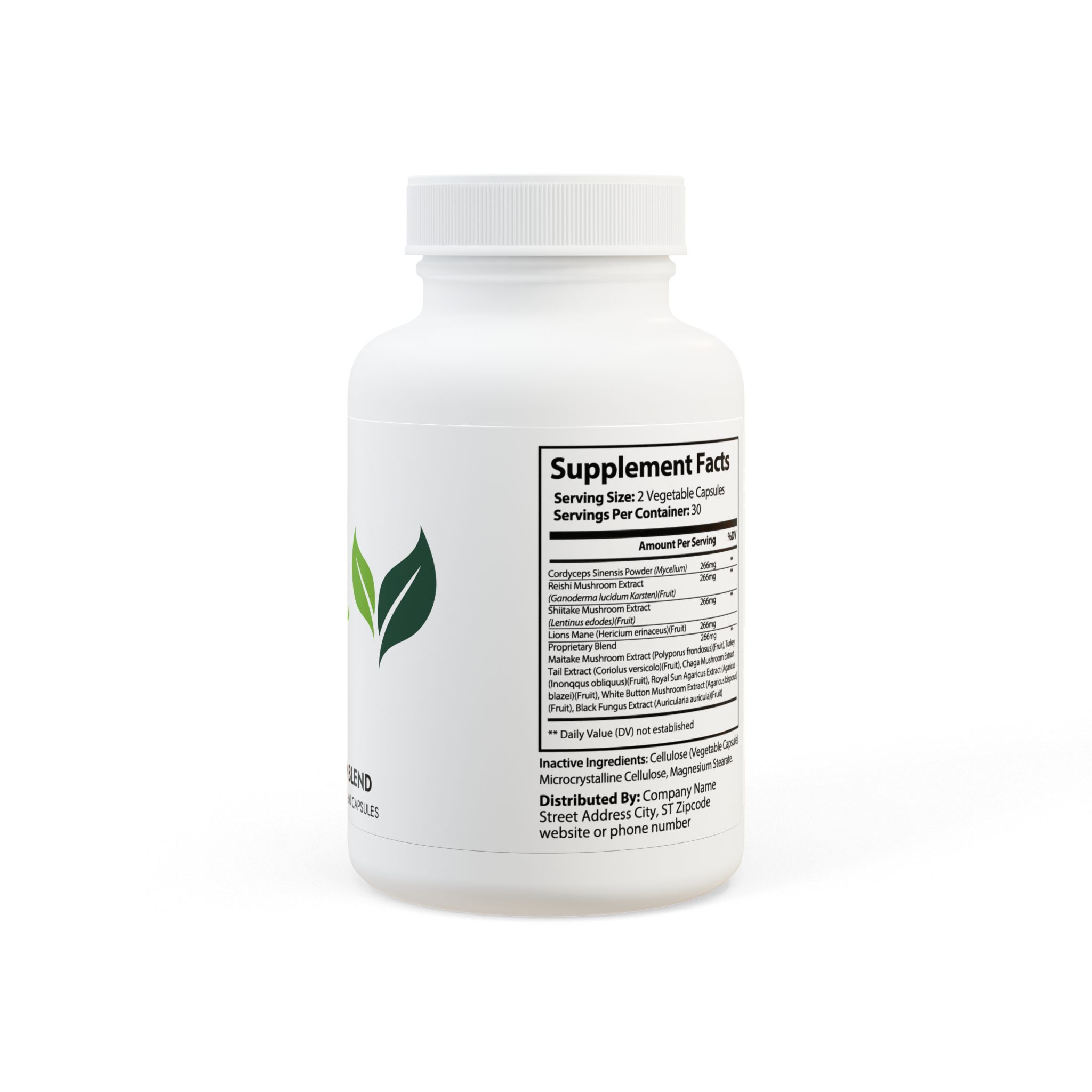Mushroom Blend Supplement (60 Capsules) - Image 3