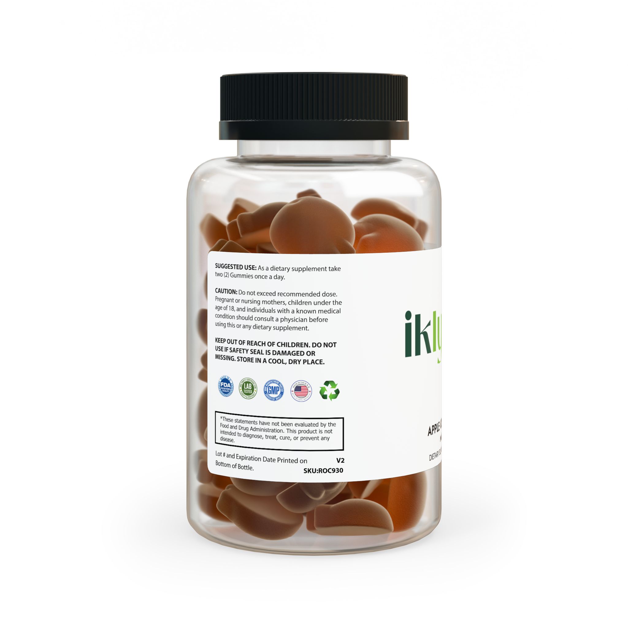 Apple Cider Vinegar Gummies (60 Gummies) - Image 2