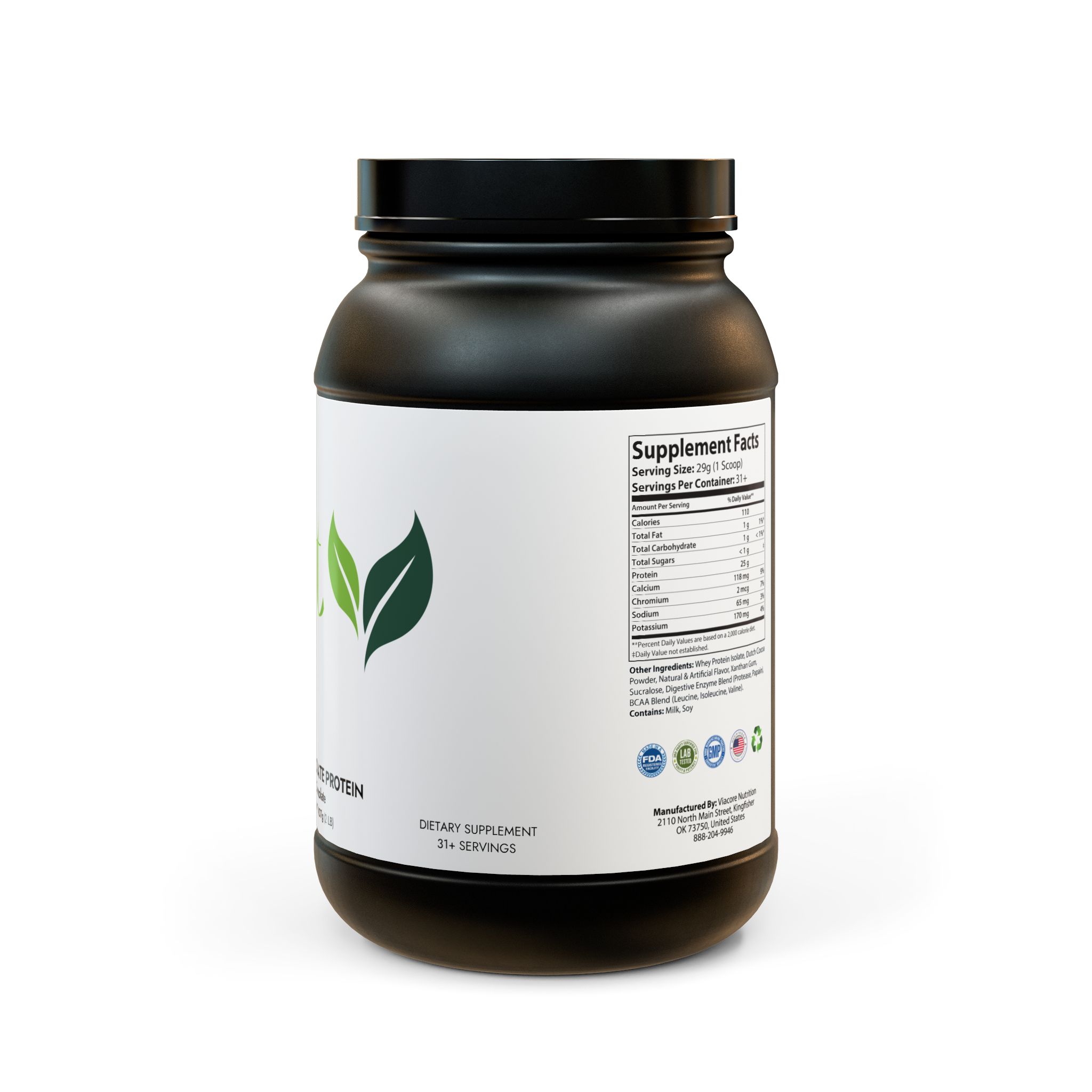 Whey Isolate Protein Supplement (907g, 2lb) - Image 3