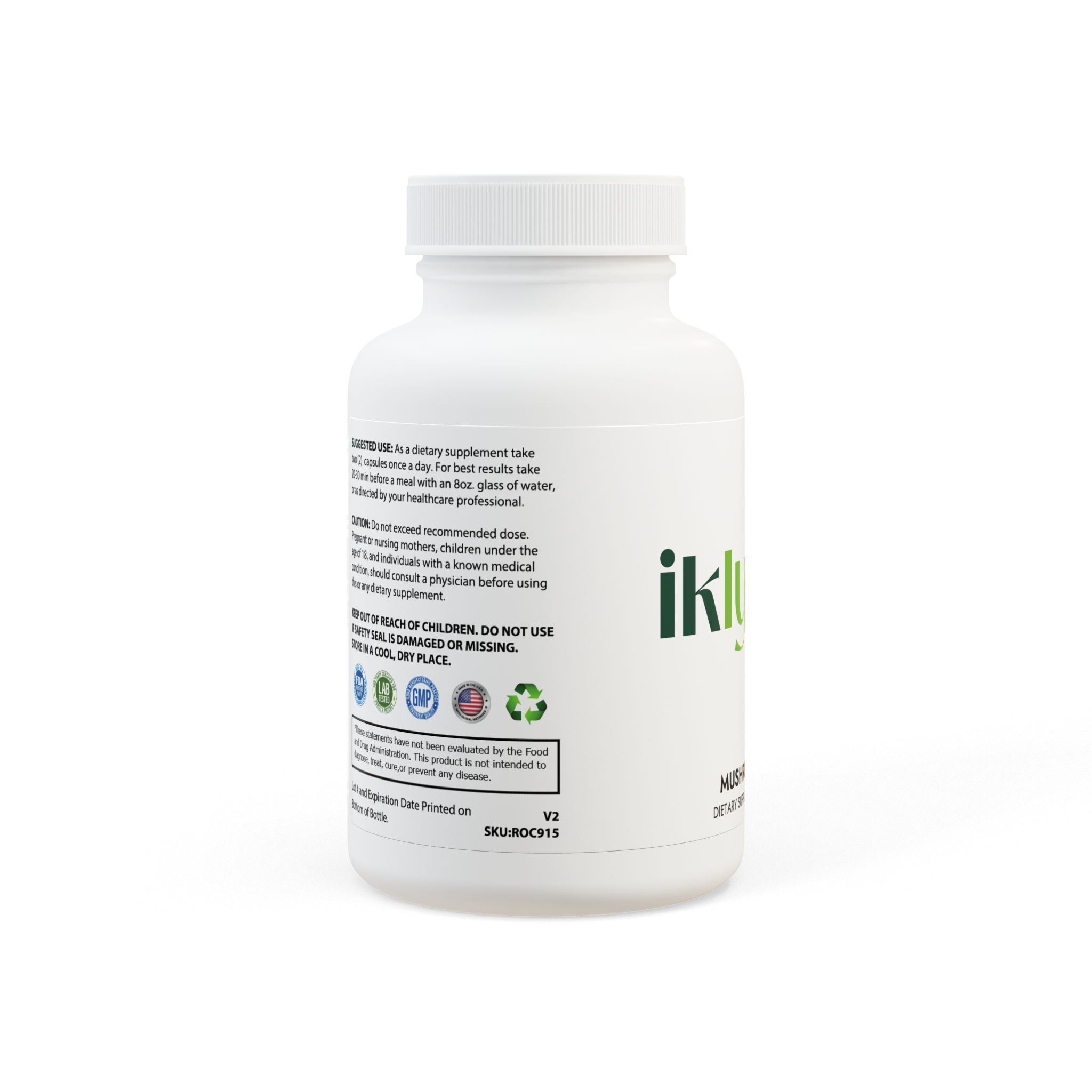 Mushroom Blend Supplement (60 Capsules) - Image 2