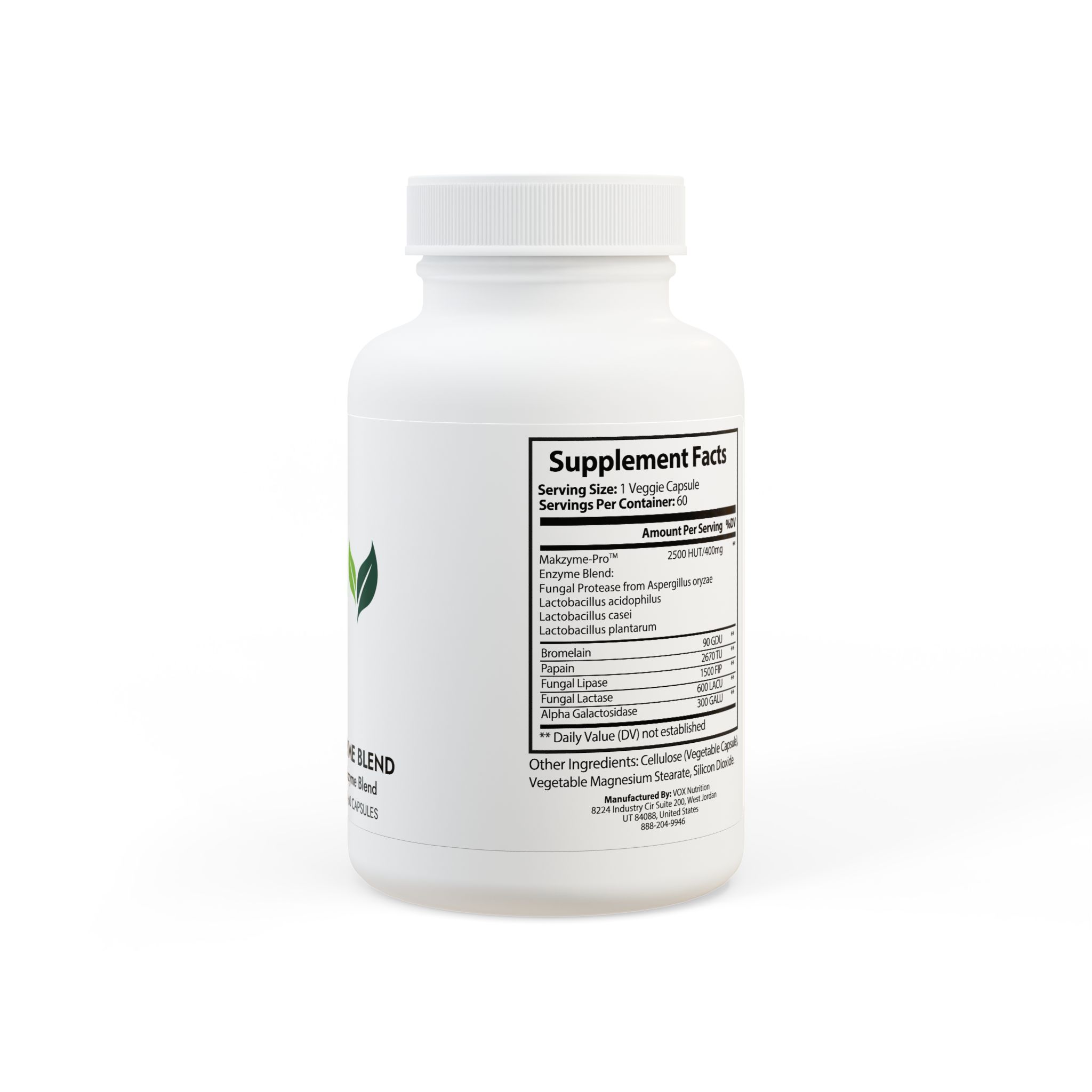 Digestive Enzyme Blend Supplement (60 Capsules) - Image 3